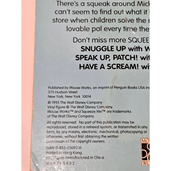 Disney's Follow That Squeak!  with Mickey Mouse (1993 Board Book) - Picture 5 of 7